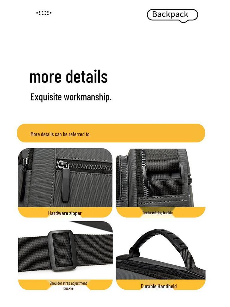 Men's Waterproof Oxford Crossbody & Backpack