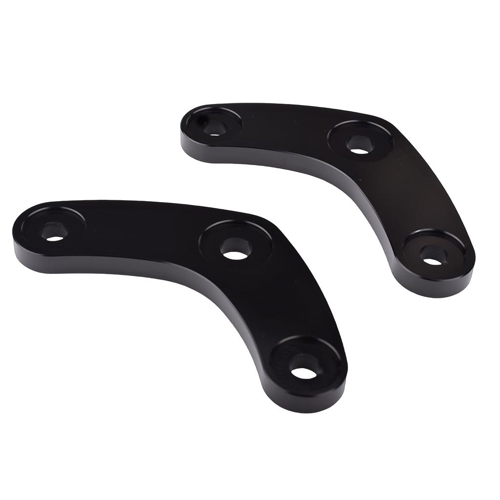 Комплект занижения мотоцикла HRuizq для Kawasaki Ninja 650, Z650 и Z650RS (Все модели) - Улучшает досягаемость ногами, включает задние рычаги занижения (черный)