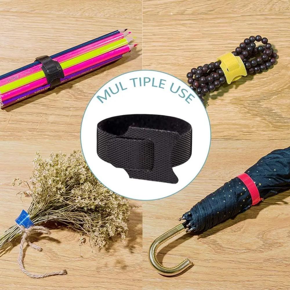 Releasable Cable Ties Plastics Colored Reusable Cable Ties Nylon Loop Wrap Zip Bundle Ties Cable Tie Wire