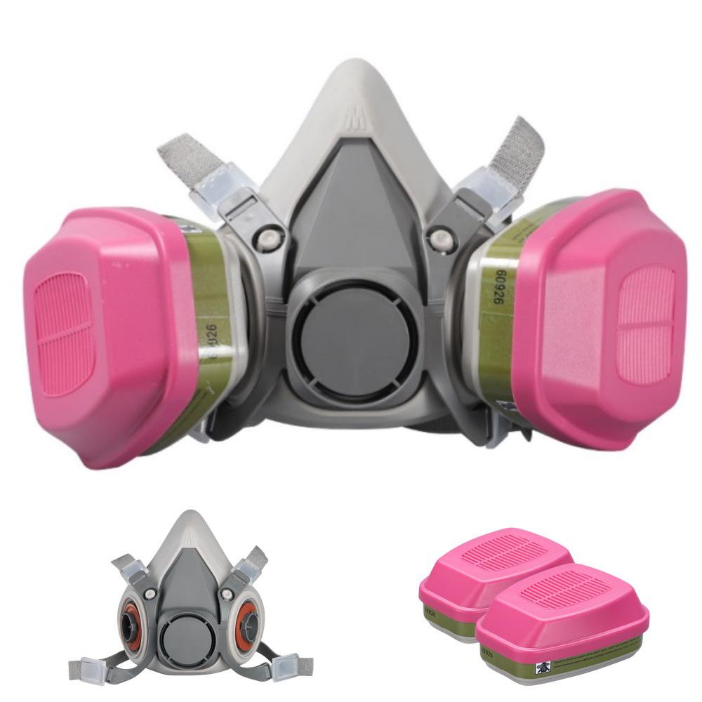 Многоцелевая маска 6200 для покраски, работы с пестицидами, декоративных работ, шлифовки, работы с химикатами, пожаротушения и защиты от пыли в горнодобывающей промышленности.