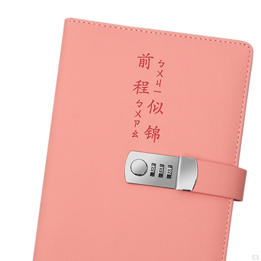 Дневник с замком, блокнот, личные канцелярские товары, искусственная кожа, пароль