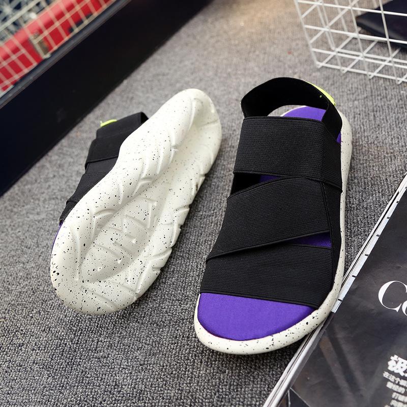 New Men's Stretch Upper Casual Sandals Men's Light Soft Sole Non-slip Open Toe Sandals Beach Leisure Sandals Sandalias De Hombre
