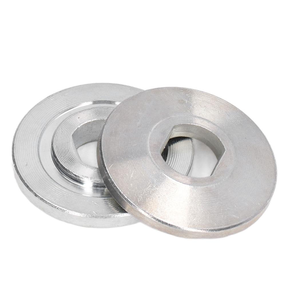 2PCS 10in Aluminum Sawing Machine Saw Blade Clamp Washer Miter Saw Arbor Bushings Easy Installation