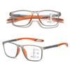 TR90 мультифокальные очки для чтения с защитой от синего света, мужские и женские прогрессивные очки для ближнего света, сверхлегкие спортивные очки для дальнего зрения