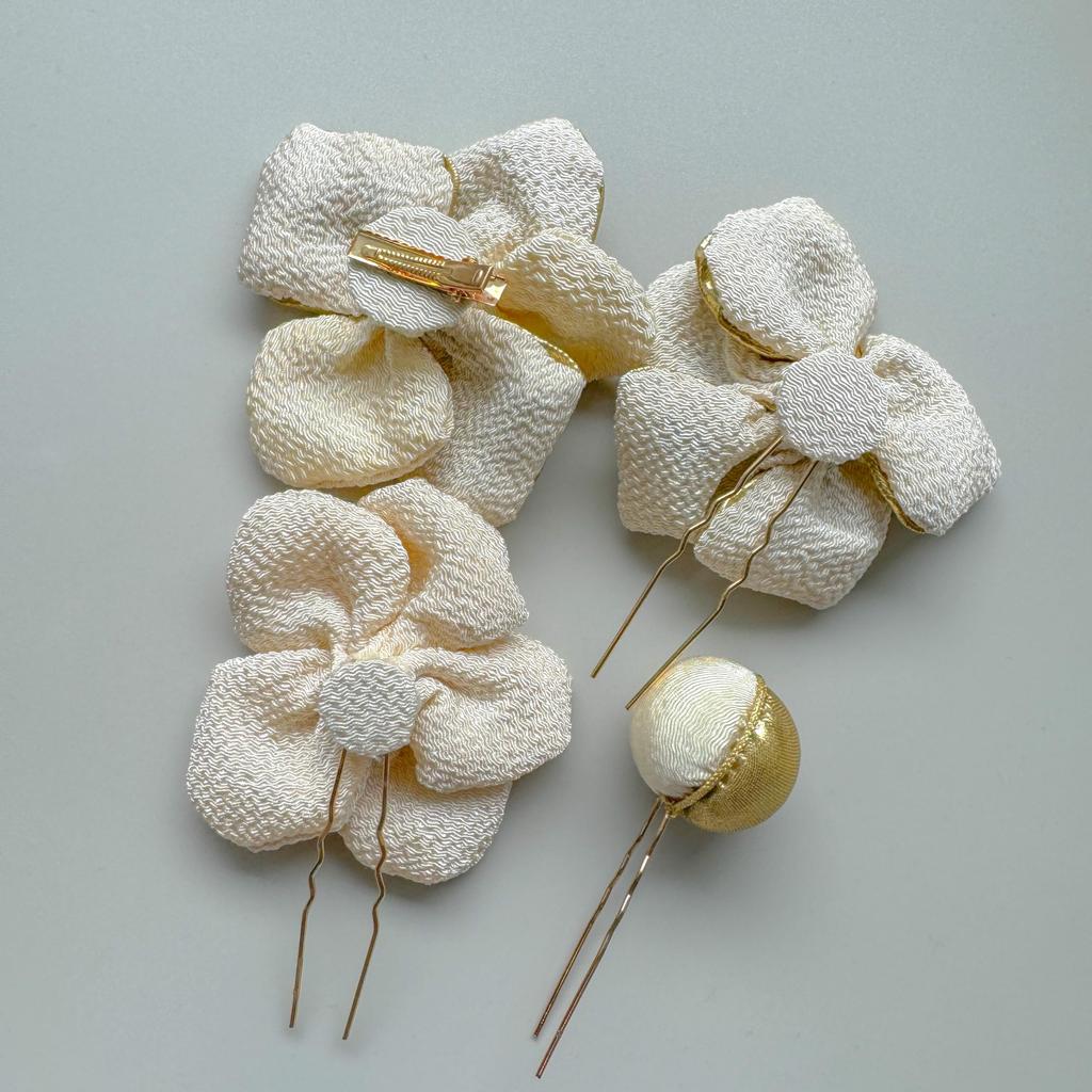 Креповый шарик для волос, японская ткань для выпускного, церемония совершеннолетия, украшение, работа, свадебный, канзаши, одежда, церемония, свадьба,