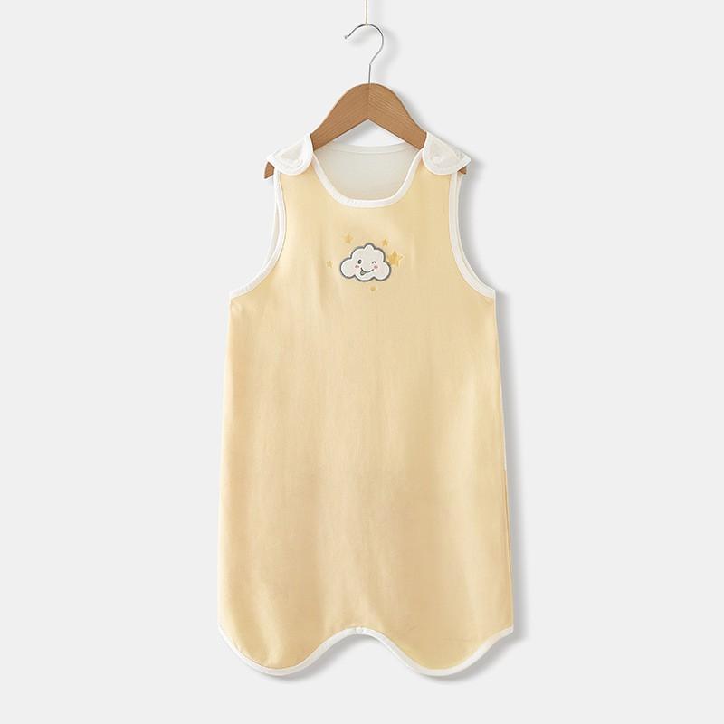 Baby Thin Vest Sleep Sack A-Class Cotton Antibacterial Anti-Kick Belly Protection Infant Toddler