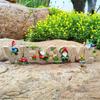 Dwarf Welcome Sign Resin Cartoon Dwarf Ornament Garden Gnome Letter Welcome Sign for Home Office
