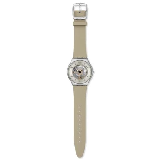 Часы Swatch Quartzile, Бежевые, SS07S145