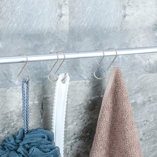 12 шт. крючки для ванной комнаты, зажим для замка, ветрозащитный, противоскользящий, подвесная безопасная пряжка, сверхмощные крючки S, подвесные крючки для растений, крючки для шкафа, держатели для хранения кастрюль для посуды