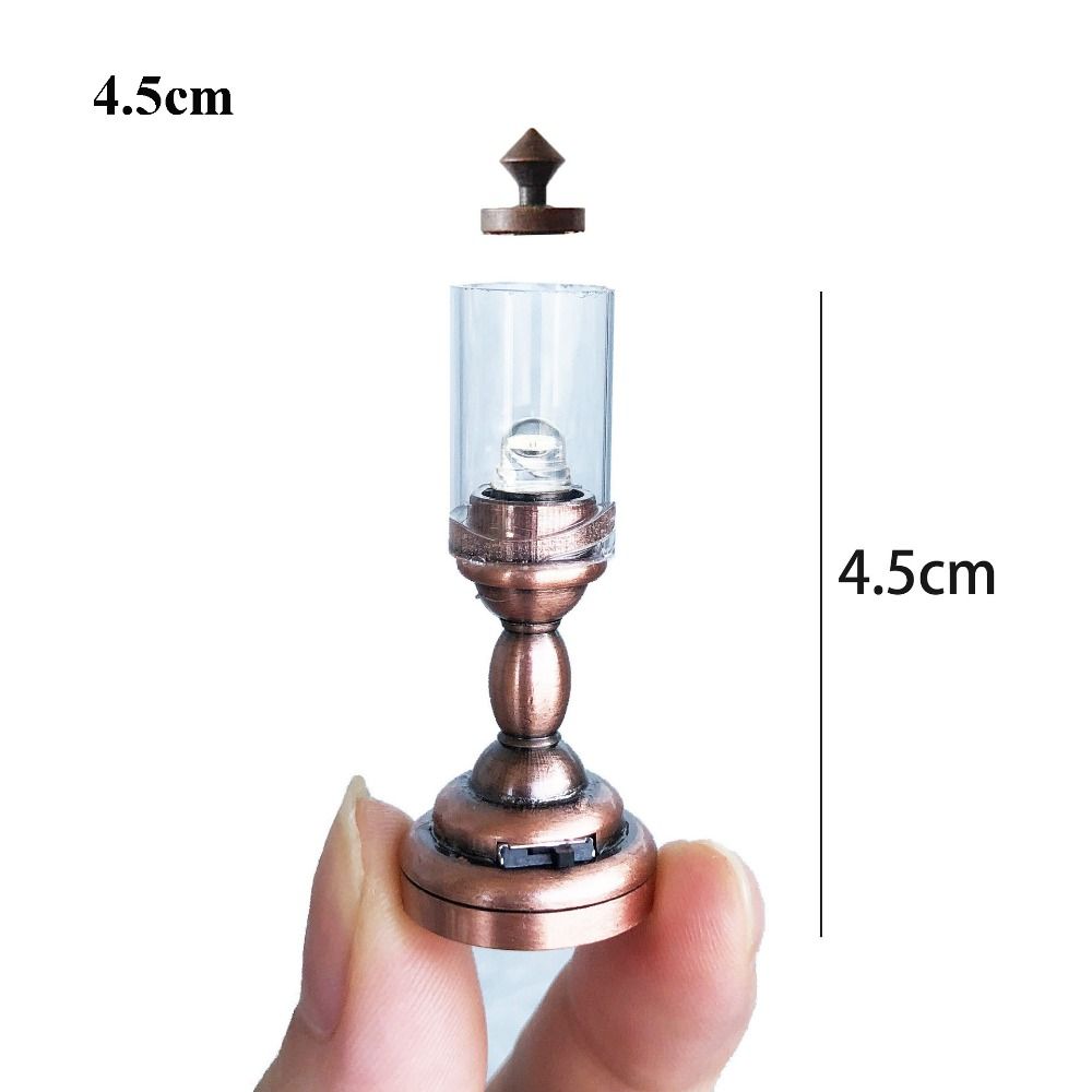 1:12 Dollhouse Colored Glass Lamp 7 Styles Ceiling Lamp Chandelier Doll House Accessories
