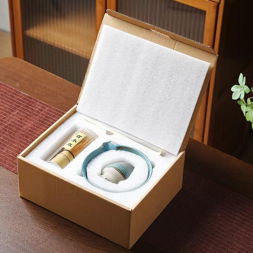 4шт бамбуковый керамический венчик для матча многоразовая щетка для размешивания матча венчик для размешивания зеленого чая