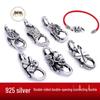 S925 Sterling Silver Double-Opening Clasp for Bracelets and Necklaces