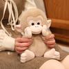 Famous Baby Panchi Plush Toy Cute Thumb Monkey And Red Orangutan Mom Soft Doll Stuffed Animal Plushies Lovely Gift