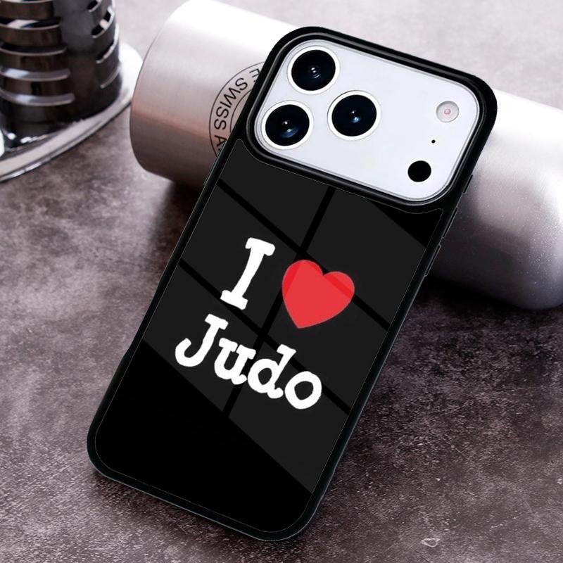 Я ЛЮБЛЮ Оригинальный чехол для телефона Janpan Judo для iPhone 17 16 15 Pro Max Air 14 13 12 11 Plus Ударопрочный чехол