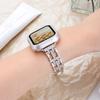 Алмазный ремешок подходит для ремешка Apple Watch 40 мм 44 мм 38 мм 45/41/ 49 мм 42 мм металлический браслет iWatch серия se 7 6 3 5 Ultra 2 8 9