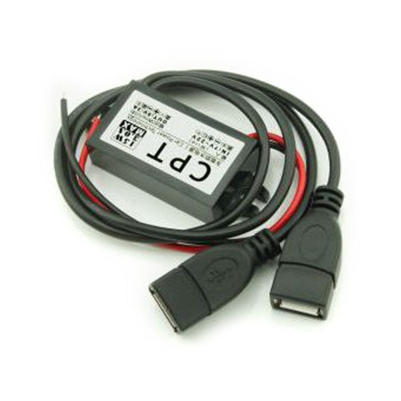 Понижающий модуль-преобразователь USB DC7V-22V в DC5V Зарядка телефона Автомобильный источник питания
