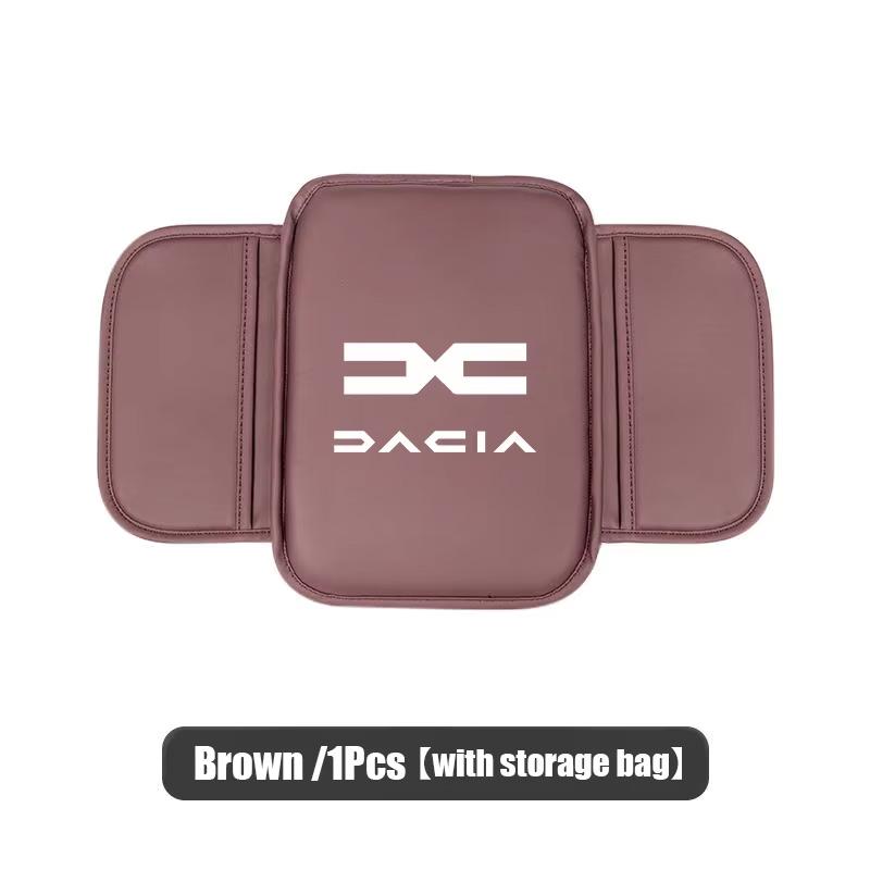 Car Armrest Cushion Cover Leather Seat Center Pad Accessories For Dacia Bigster Spring Duster Sandero Jogger Dokker Lodgy Logan