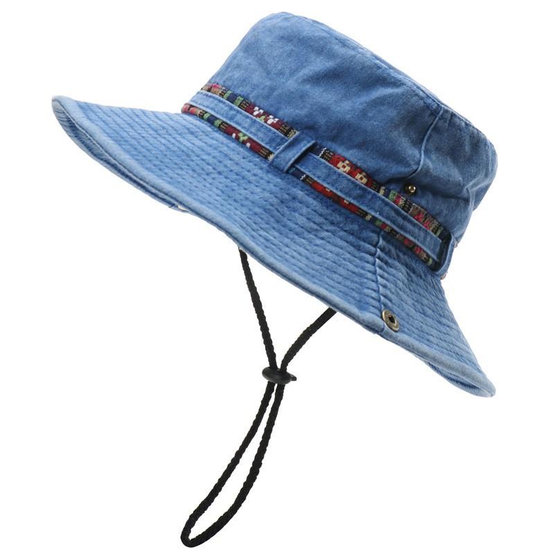Унисекс washed cotton ведро шляпа для улицы защита от солнца походы рыбалка путешествия