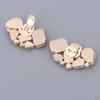 2x Diamante Shoe Buckle Removable High Clips Charms Bridal Wedding