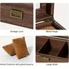 1 шт., винтажная деревянная коробка для хранения часов с несколькими отделениями, идеальный выбор для подарков, механическая шкатулка для часов в стиле ретро, 6 отделений
