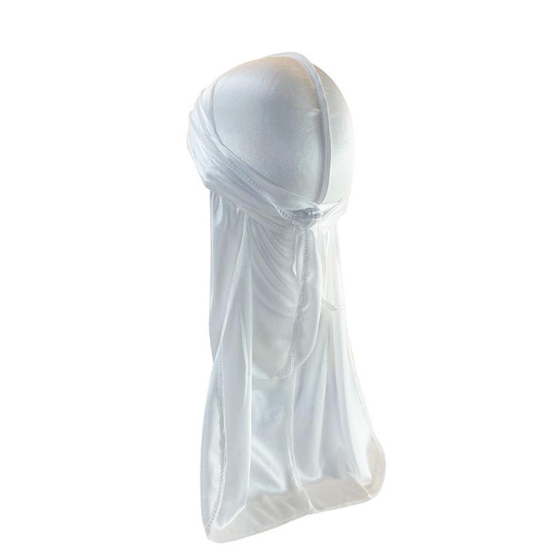 Уличный танцевальный велоспорт шарф на голову на резинке эластичный утолщенный плотный легкий тканевый длинный хвост шляпа SILKY DURAG