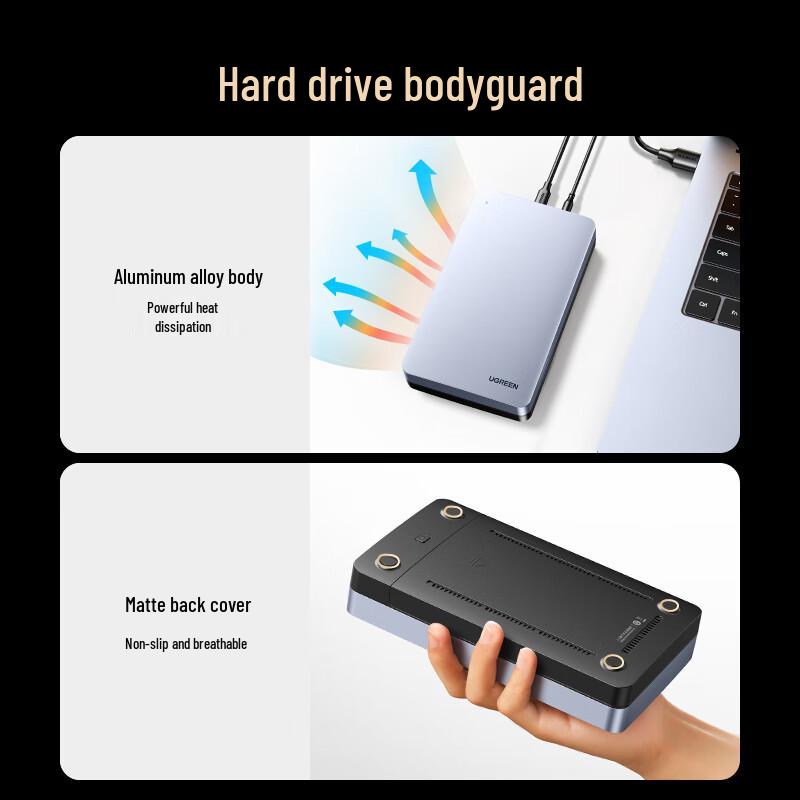 Ugreen Внешний корпус для 2,5/3,5-дюймового SATA SSD/HDD