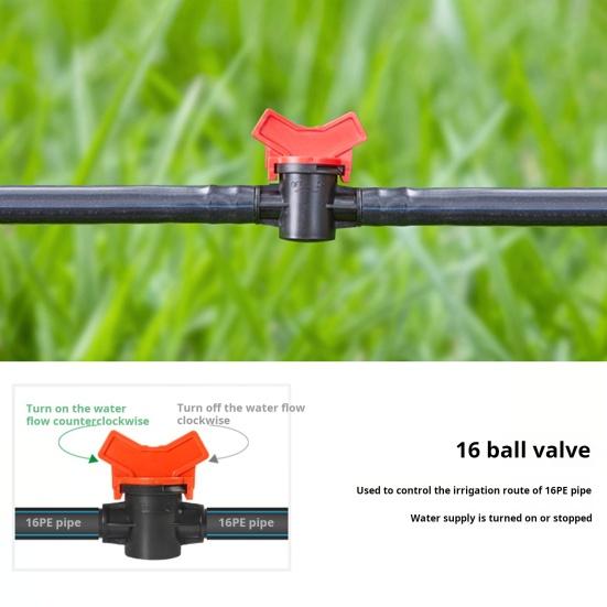 42 шт. Комплект фитингов для капельного орошения. Пластиковые соединители для трубок 1/2 дюйма для систем капельного орошения. Водостойкие, простые в установке аксессуары для капельных линий.