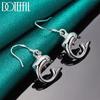925 Sterling Silver Dolphin Pendant Earrings Fashion Jewelry