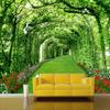 3D Green Forest Mural Trees Lawn Nature Landscape Wallpaper, Living Room TV Wall Bedroom Wallpaper Home Decor Restaurant Bar Mural