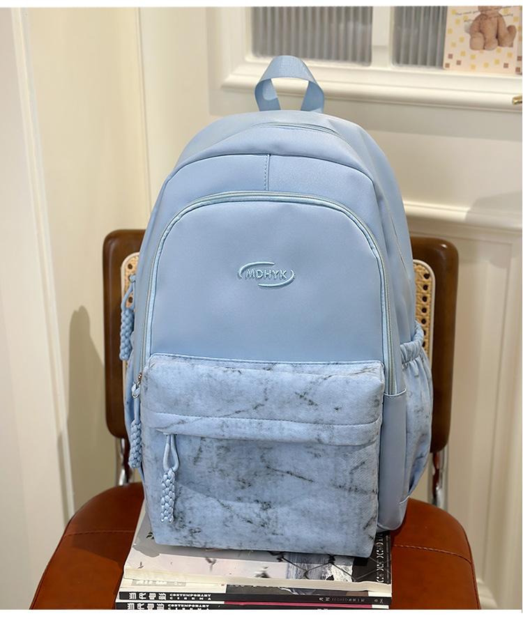 Школьный рюкзак 2025 новый рюкзак тай-дай корейская версия модный и милый школьный рюкзак большой вместимости повседневный простой рюкзак