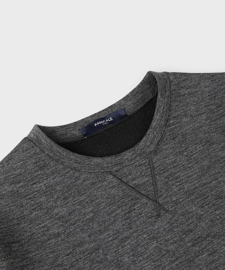 PANICALE Charcoal Logo Stitch Sweatshirt