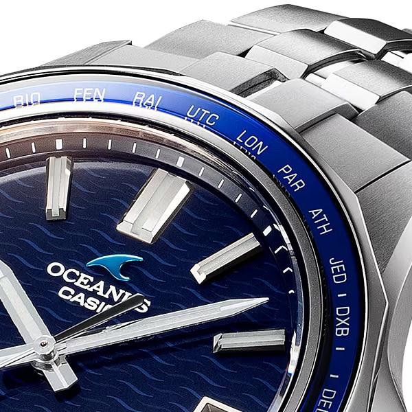 Casio Мужские часы OCEANUS OCW-S400-2AJF [OCEANUS Manta OCW-S400] круглые, серебристые, титановые, аналоговые