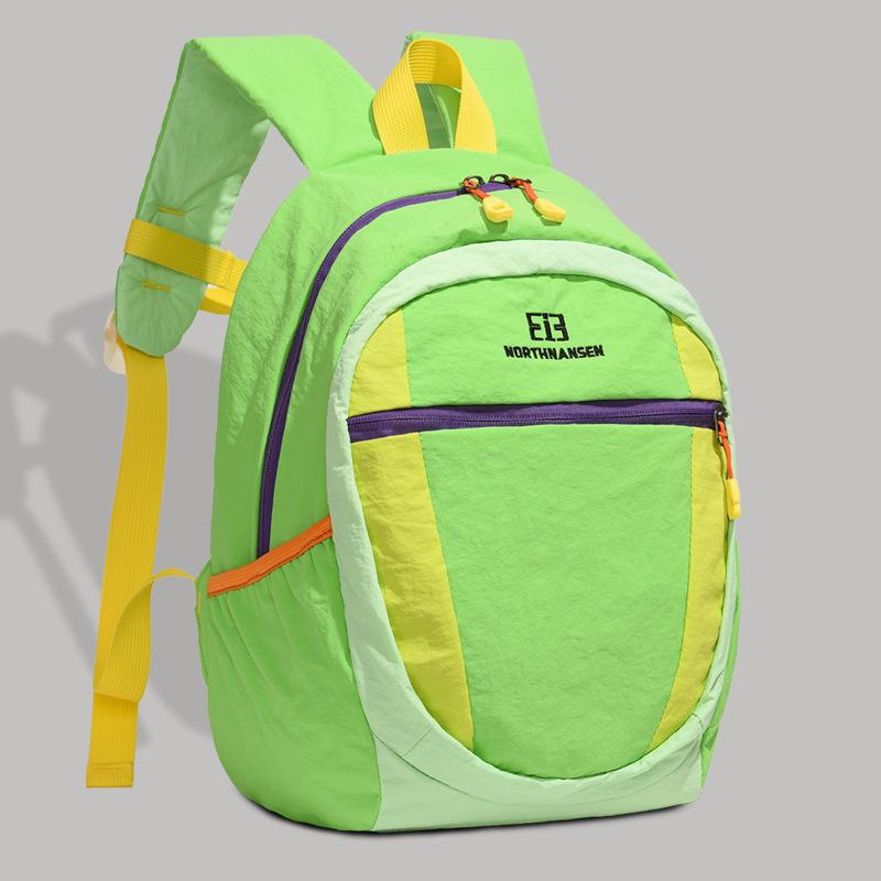 Schoolbag new Korean version large-capacity color matching outdoor travel backpack fashionable and lightweight trendy men's trendy women's casual