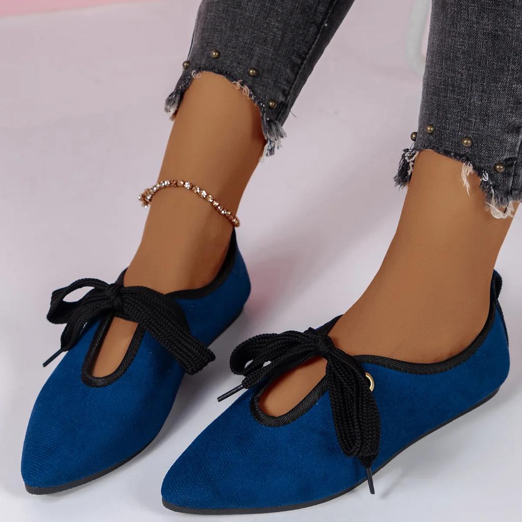 Fashion 2024 Autumn Shallow Mouth Casual Shoes Pointy Head Straps Large Size Comfortable Zapatos Para Mujeres Loafers Botte Plate Femme