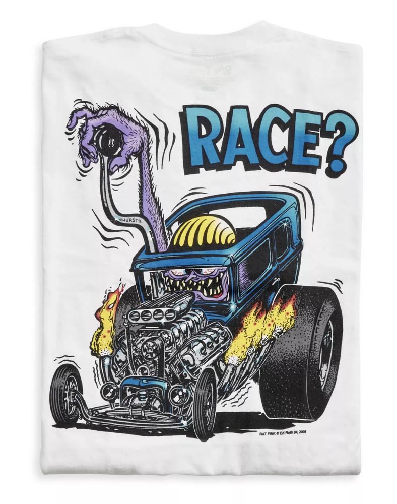Винтажная футболка с принтом Ed Roth Rat Fink Hot Rod Race S-5XL UR007 Унисекс