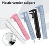 Пластиковый штангенциркуль 0-120 мм 0-150 мм измерительные приборы микрометр с двойной шкалой для измерения диаметра ювелирных изделий