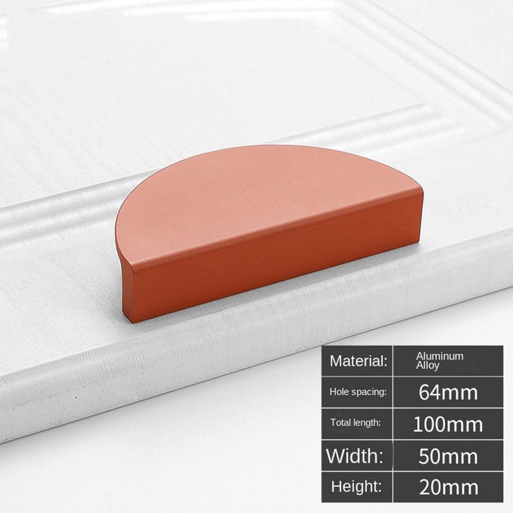 Скрытая ручка-полумесяц, полукруглые ручки для ящиков, новая невидимая застежка для шкафа