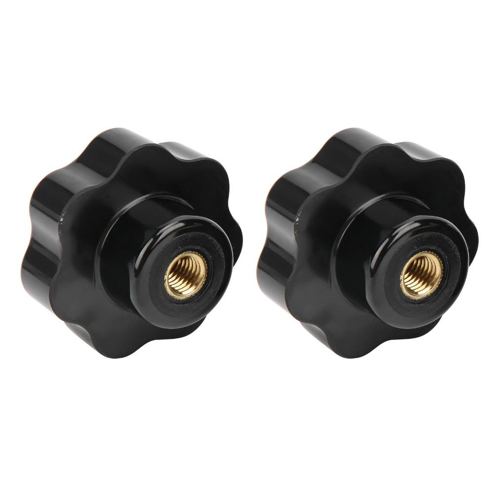 2pcs Industrial Star Hand Knob Durable Threaded Hand Knobs Clamping Knob Industrial Machinery