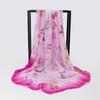 Gift Versatile Sunscreen Big Shawl Mom Big Square Scarf Women Printed Big Silk Scarf