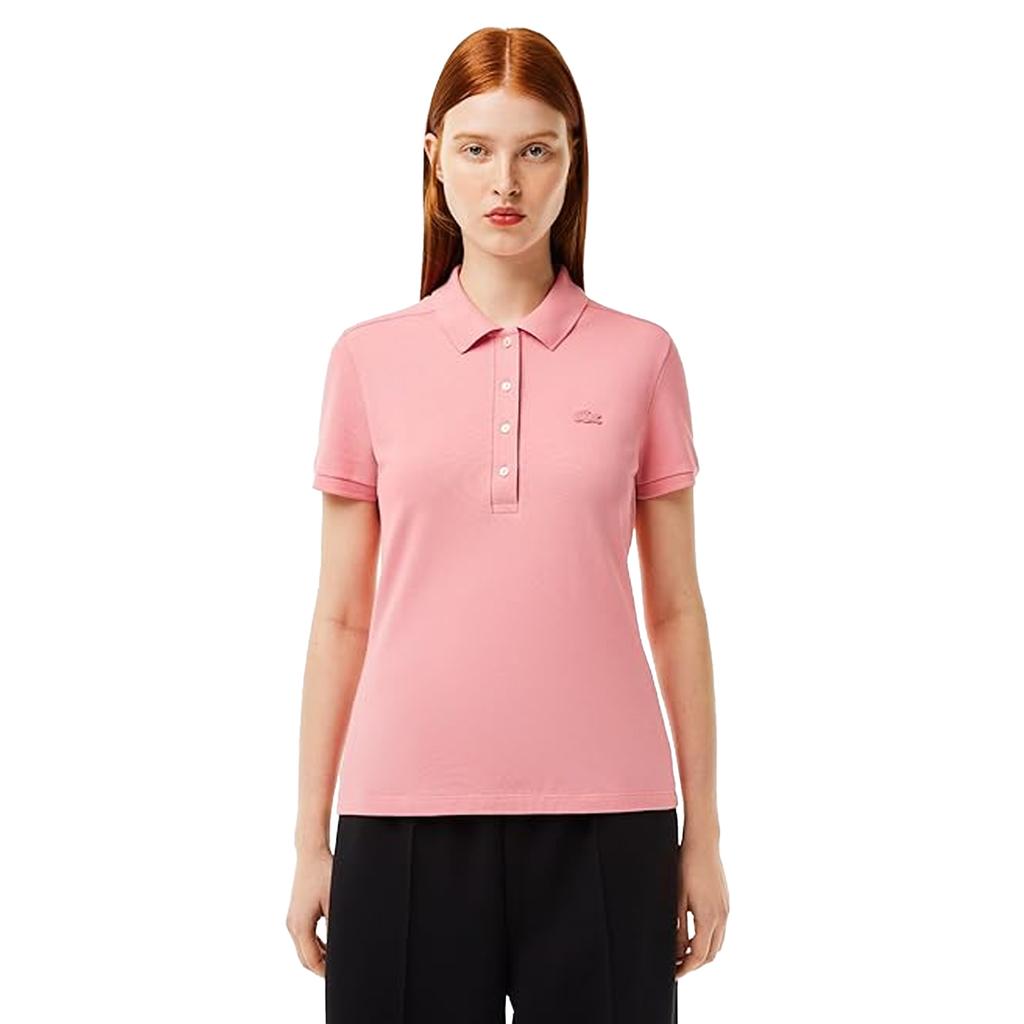 Lacoste Womens/Ladies Mini Pique Stretch Slim Polo Shirt