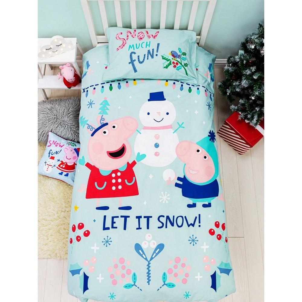 Peppa Pig Комплект пододеяльников «Снеговик»