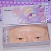 Silicone Makeup Practice Palette: Cloud Face Manikin with Eyeshadow, Eyebrow, Eyeliner Stickers, and Eyelashes