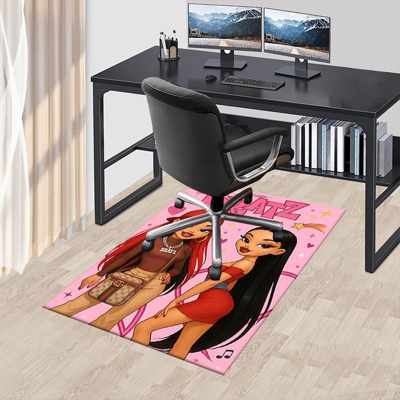1 шт. Коврик BRATZ Противоскользящий Полиэстеровый Напольный Коврик для офиса.Спальни