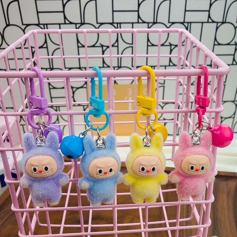 Аниме периферийное устройство Kawaii милый мультфильм Labubu брелок подвеска автомобильный брелок креативный рюкзак украшения аксессуары подарки