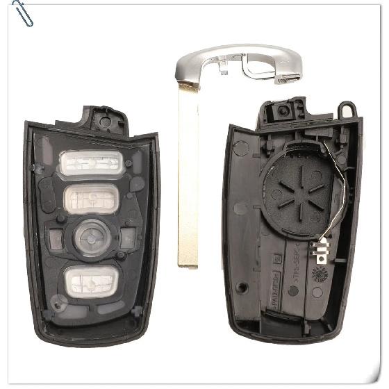 Smart Car Key Shell Cover Remote Keyless Case for BMW CAS4 F FEM 3 5 7 Series E90 E92 E93 X5 F10 F20 F30 F40 Panic FOB