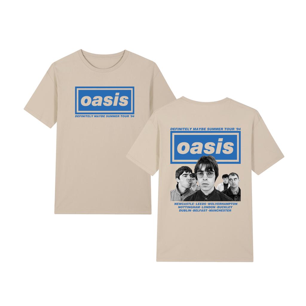Definitely Maybe Oasi Band Logo Vintage T-shirt Fashion Casual Y2K Cotton Men T Shirt New Tee Tshirt Womens Tops
