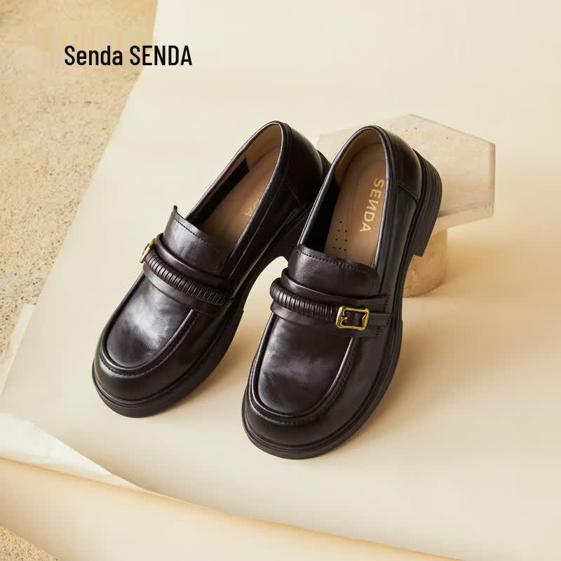 Senda Женские мокасины-слипоны на платформе