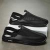 Fashion 2024 New Mesh Men's Sandals Breathable Hollow Men Casual Shoes Fashion Outdoor Beach Shoes Comfortable Non-slip Men Tenis Shoes