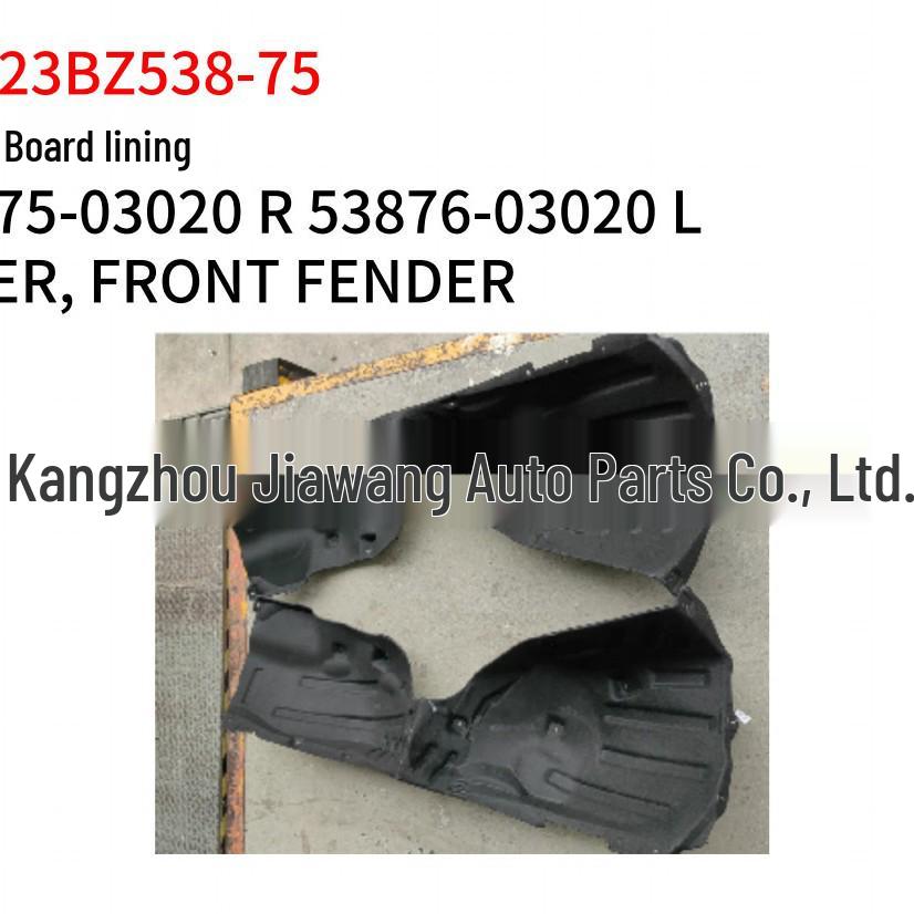 Комплект подкрылков Toyota 2023 BZ3: Правый 53875-03020 и Левый 53876-03020