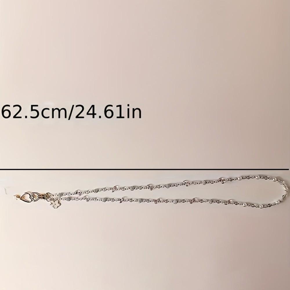 Bag Chain Beaded Crossbody Phone Chain Anti Loss Universal Mobile Phone Crossbody Strap Long-style Sweet Phone Neck Straps